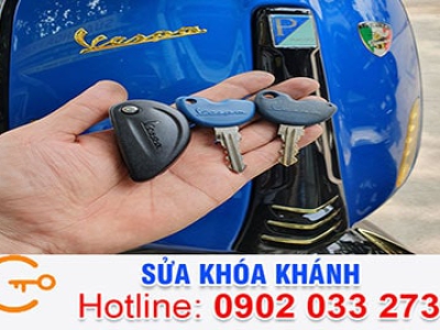 Làm chìa khóa xe Vespa tại TPHCM